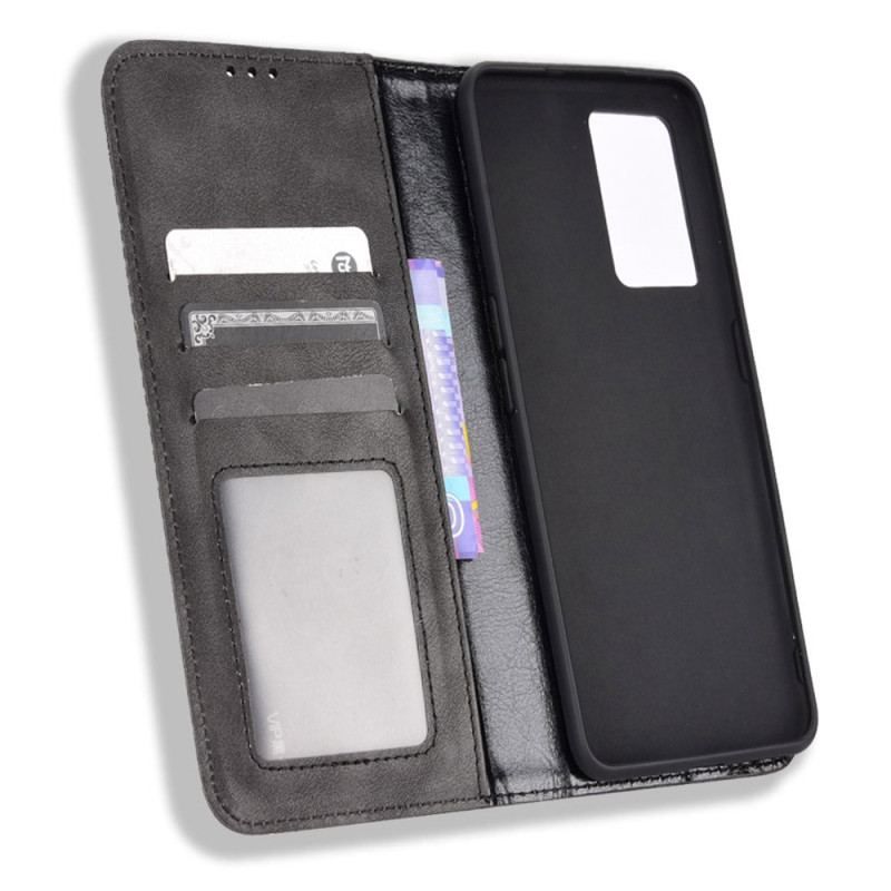 Flip Cover Realme GT Neo 3 Texture Retro