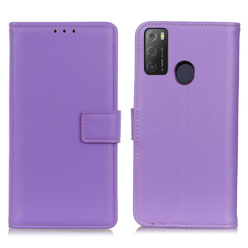 Housse Alcatel 3L (2021) / 1S (2021) Simili Cuir Simple