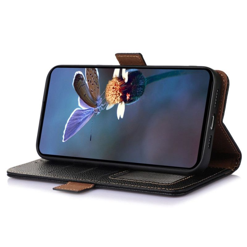 Housse Asus Zenfone 10 Cuir Blocage RFID KHAZNEH