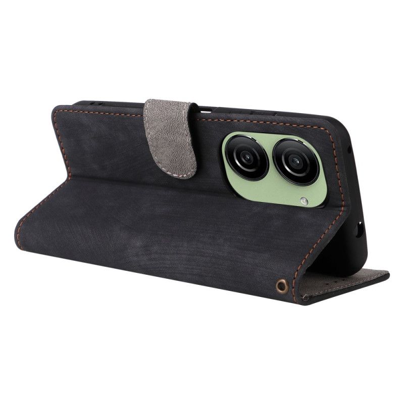 Housse Asus Zenfone 10 Effet Daim RFID