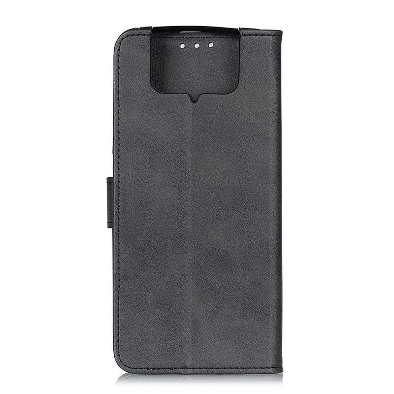 Housse Asus Zenfone 7 / 7 Pro Effet Cuir Mat Rétro