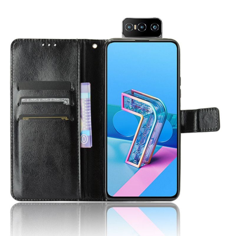 Housse Asus Zenfone 7 / 7 Pro Simili Cuir Flashy