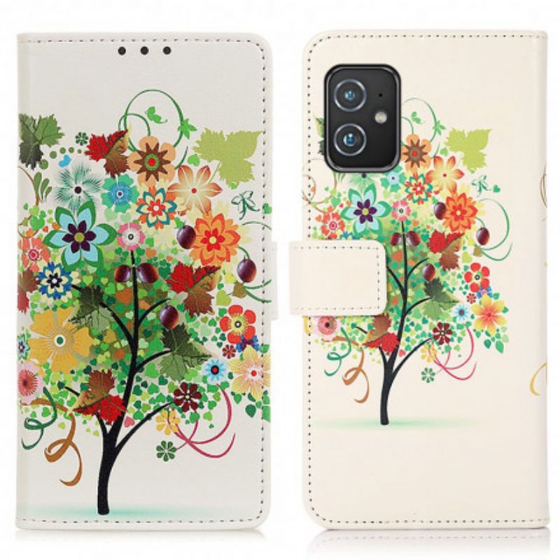 Housse Asus Zenfone 8 Arbre Fleuri