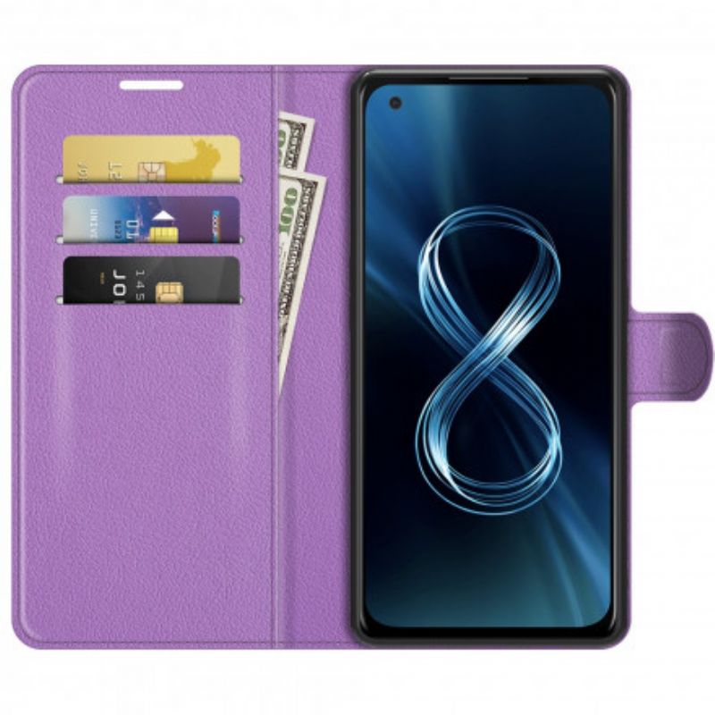 Housse Asus Zenfone 8 Simili Cuir Classique