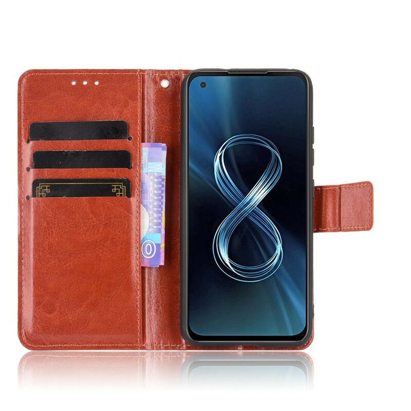 Housse Asus Zenfone 8 Simili Cuir Flashy