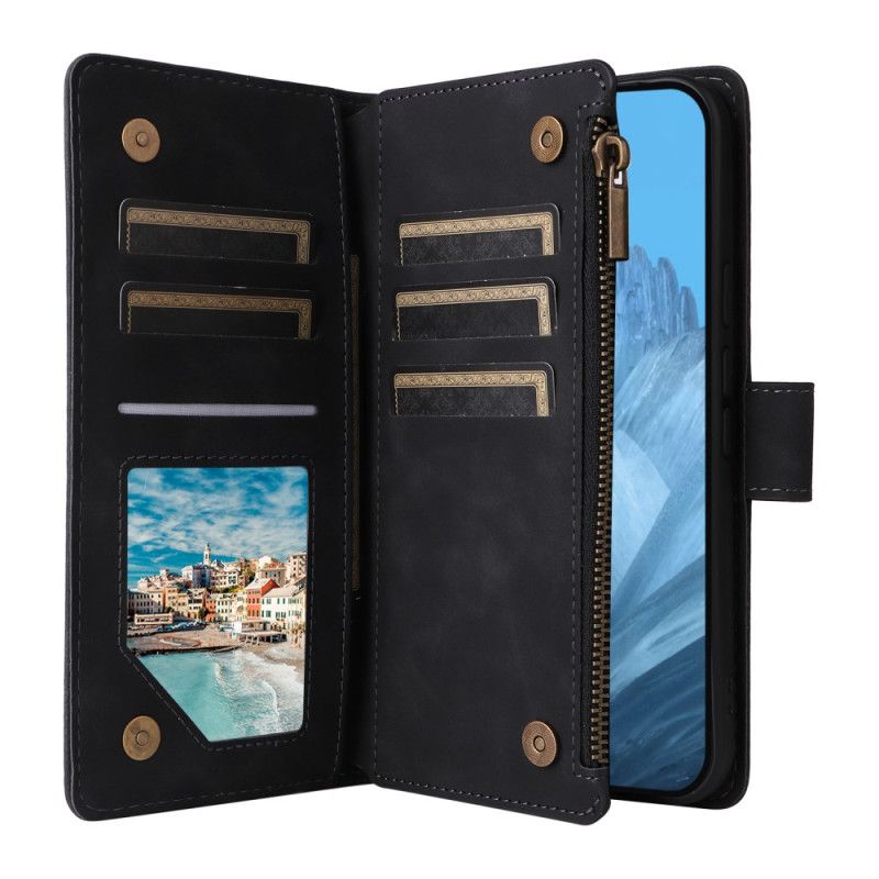 Housse Google Pixel 10 / 10 Pro Portefeuille Pochette Zippée