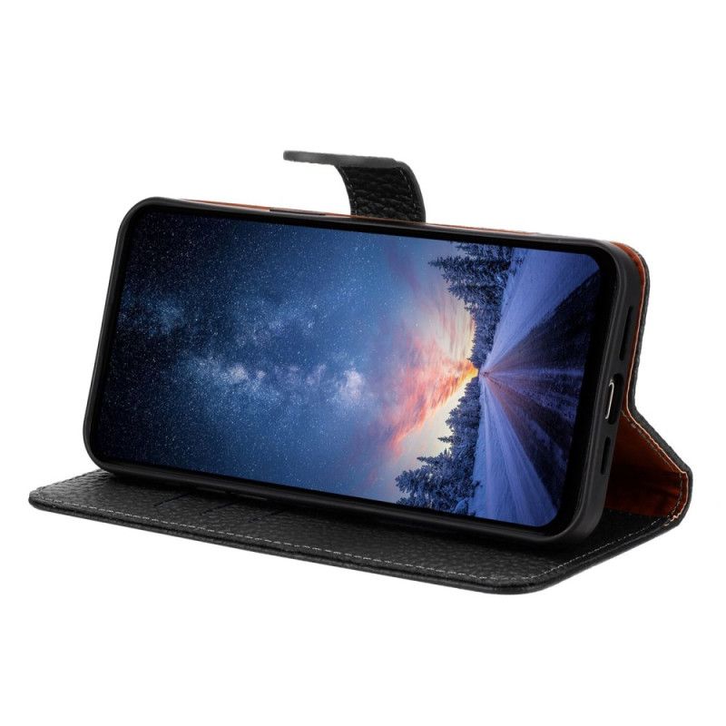 Housse Google Pixel 10 Pro XL / 9 Pro XL Cuir Grain Litchi