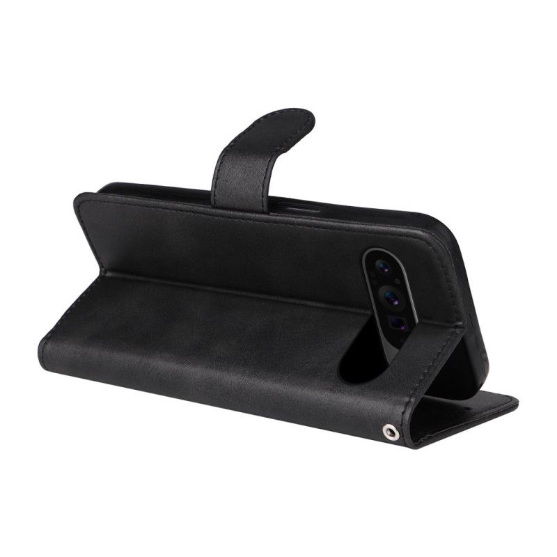 Housse Google Pixel 10 Pro XL / 9 Pro XL Simili Cuir Uni