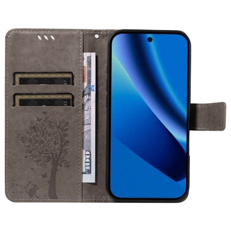 Housse Google Pixel 10A Chat et Arbre