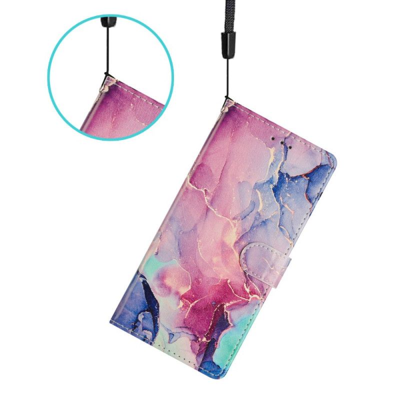 Housse Google Pixel 10A Marbre Rose et Vert