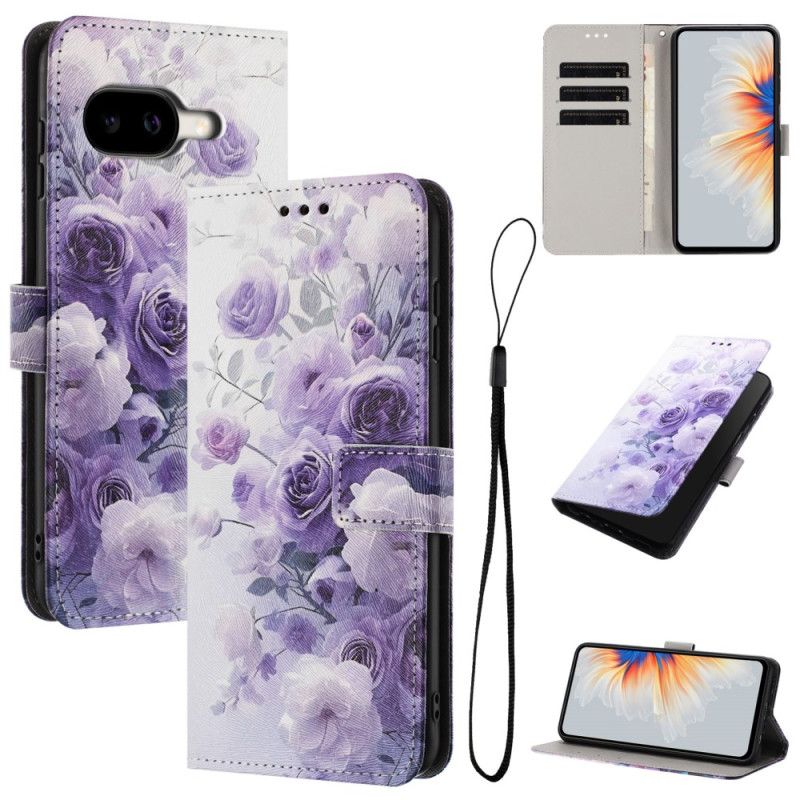 Housse Google Pixel 10A Roses Violette