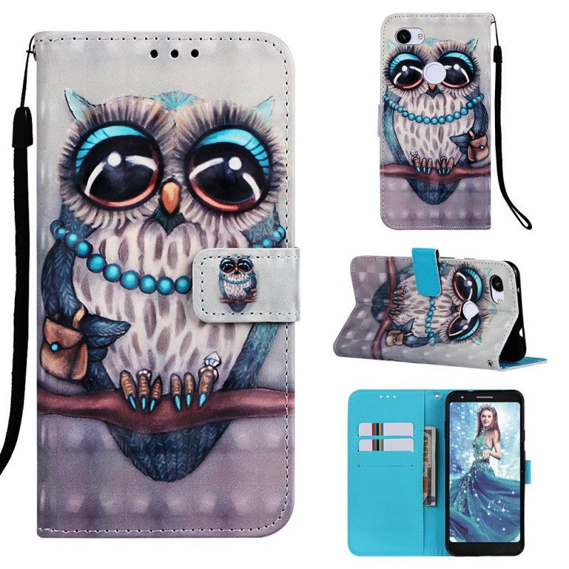 Housse Google Pixel 3a Miss Hibou