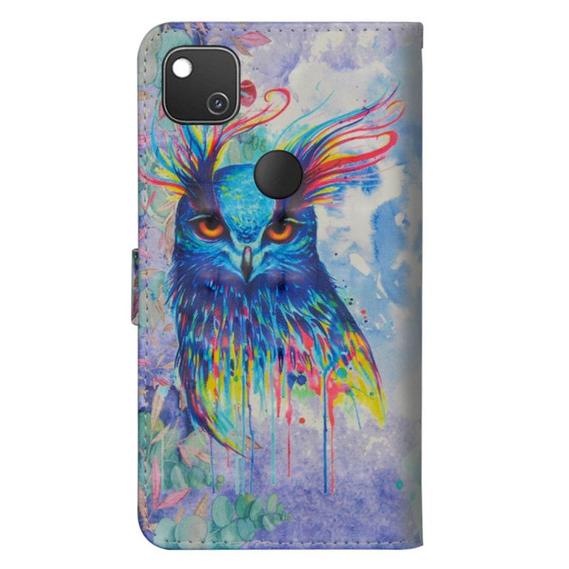 Housse Google Pixel 4a Oiseau Aquarelle