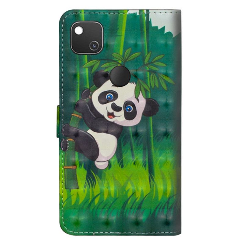 Housse Google Pixel 4a Panda Et Bambou