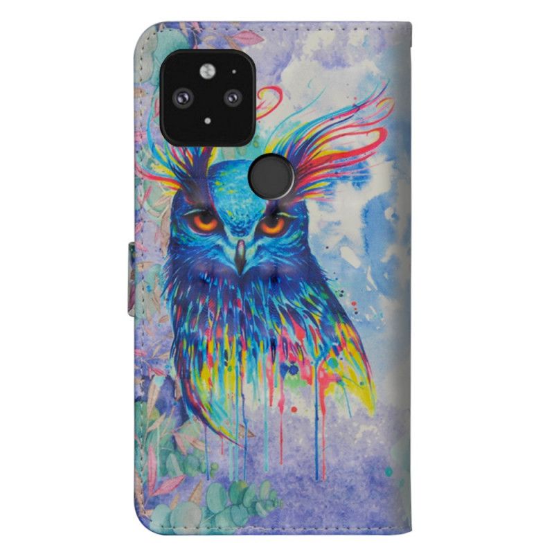 Housse Google Pixel 5 Oiseau Aquarelle