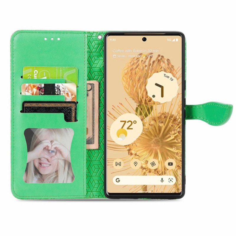 Housse Google Pixel 6 Feuilles Tribales