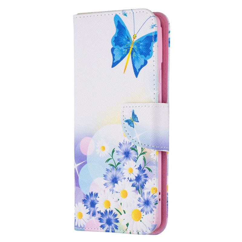 Housse Google Pixel 6 Papillons Peints