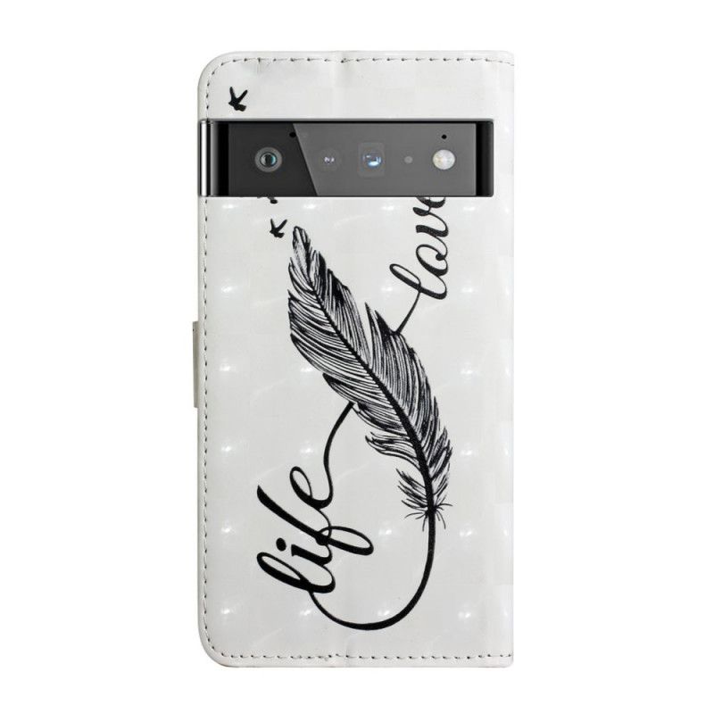 Housse Google Pixel 6 Plume Life And Love