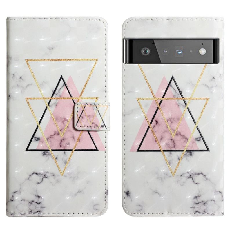 Housse Google Pixel 6 Pro Triangle En Paillettes