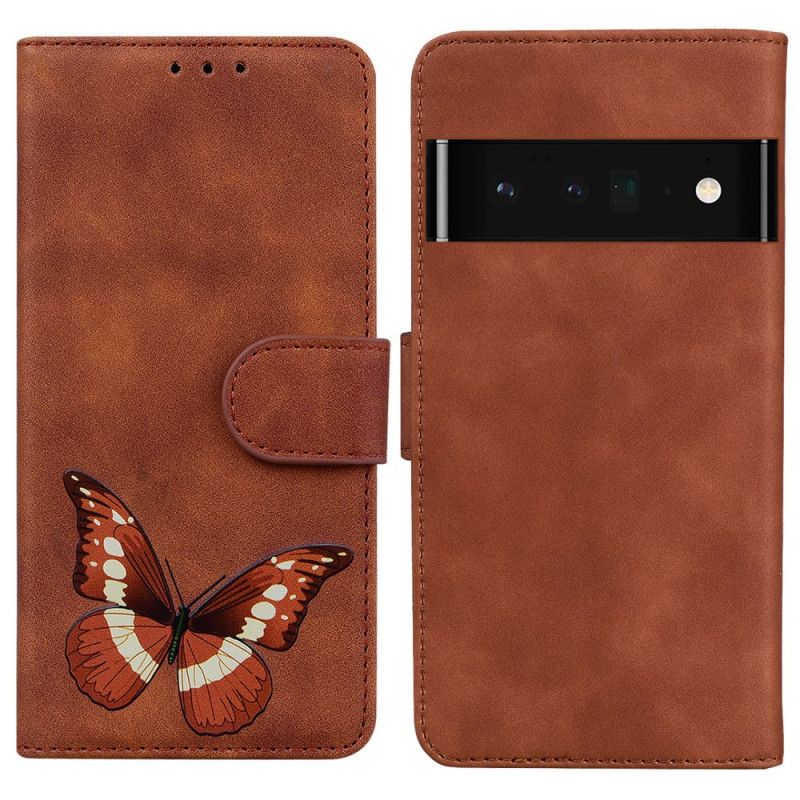 Housse Google Pixel 6 Skin-touch Papillon