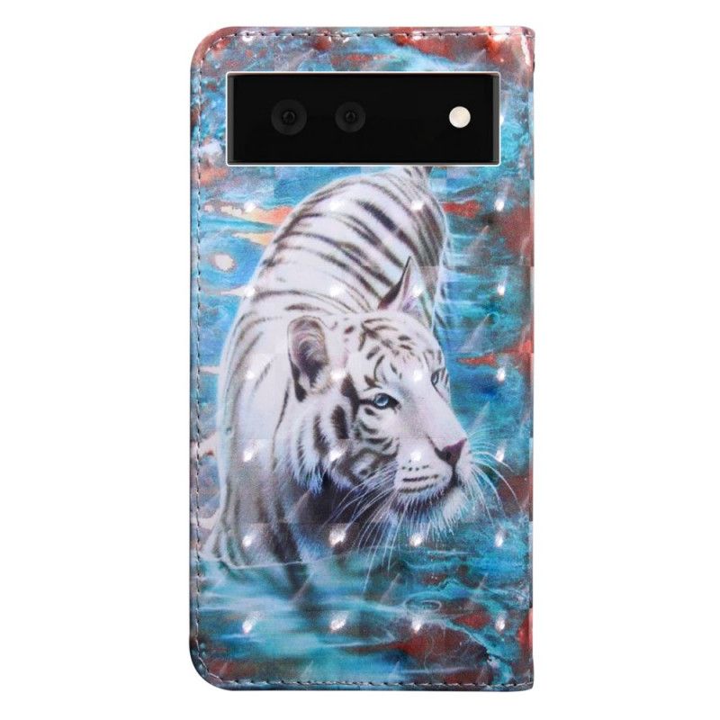 Housse Google Pixel 6 Tigre Dans L'eau