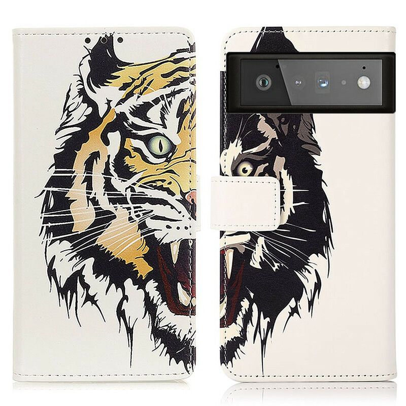 Housse Google Pixel 6 Tigre Féroce