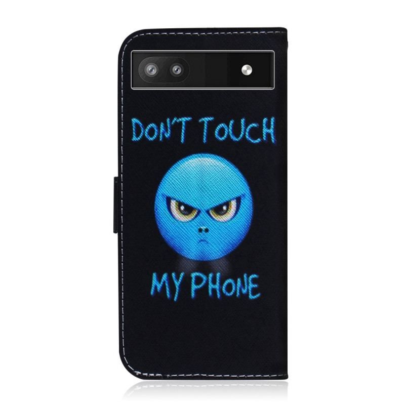 Housse Google Pixel 6A Emoji Don't Touch my Phone