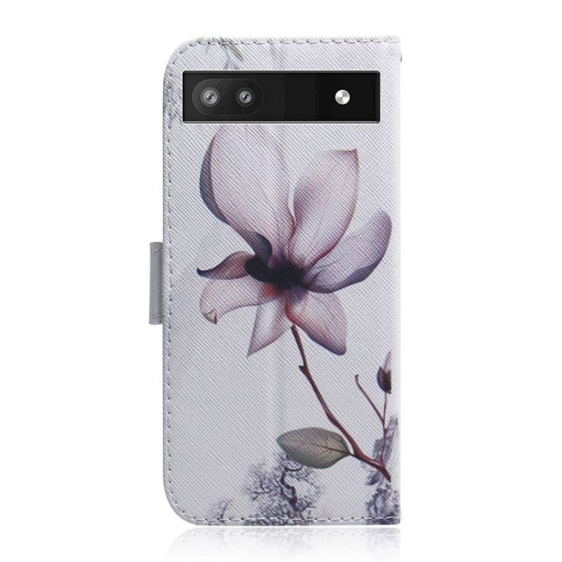 Housse Google Pixel 6A Fleur Rose