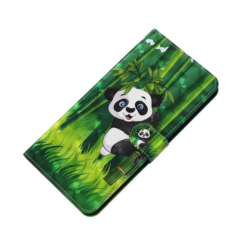 Housse Google Pixel 6A Panda à Lanière