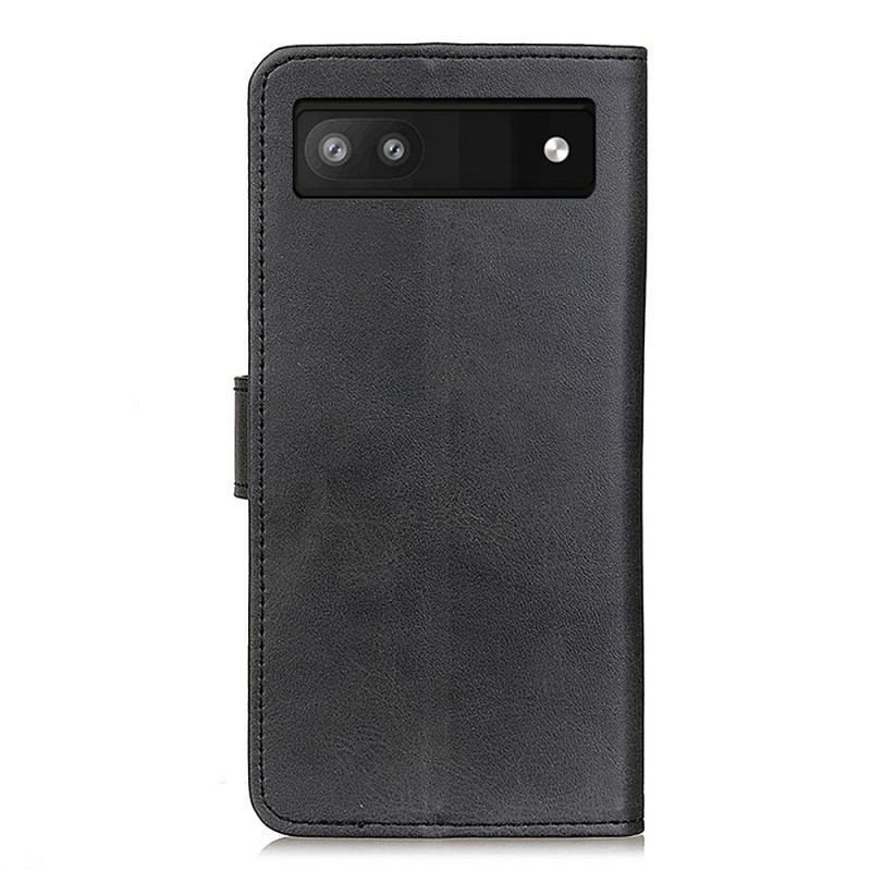 Housse Google Pixel 6A Style Cuir Mat