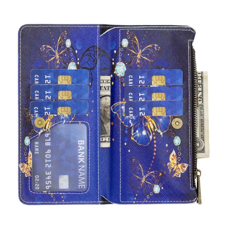 Housse Google Pixel 7 Portefeuille Papillons