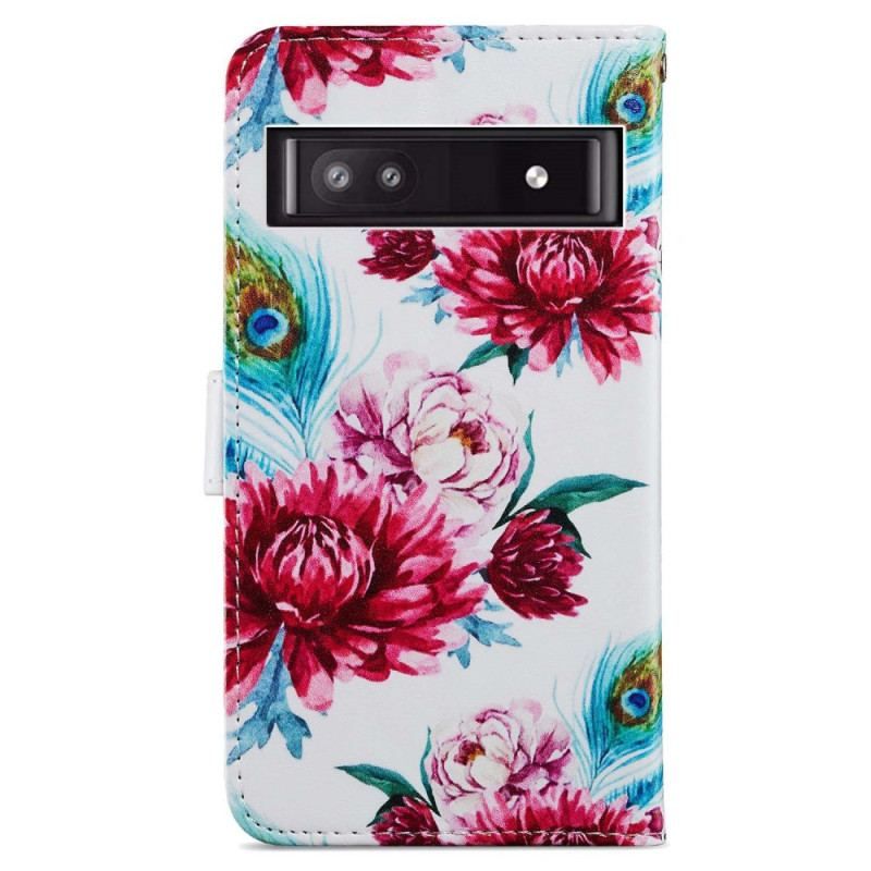 Housse Google Pixel 7A Florale