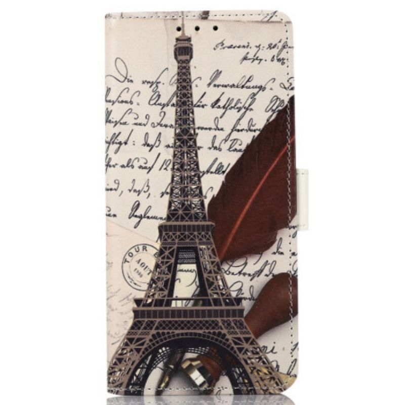 Housse Google Pixel 7A Tour Eiffel du Poète