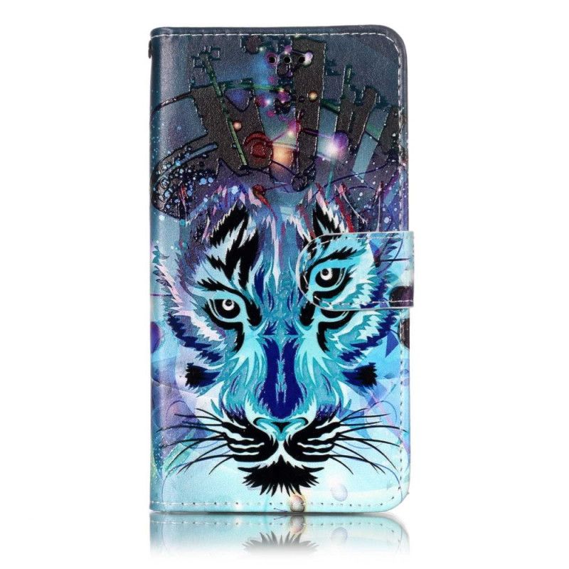 Housse Lg G6 Tigre Bleu