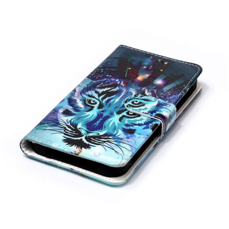 Housse Lg G6 Tigre Bleu