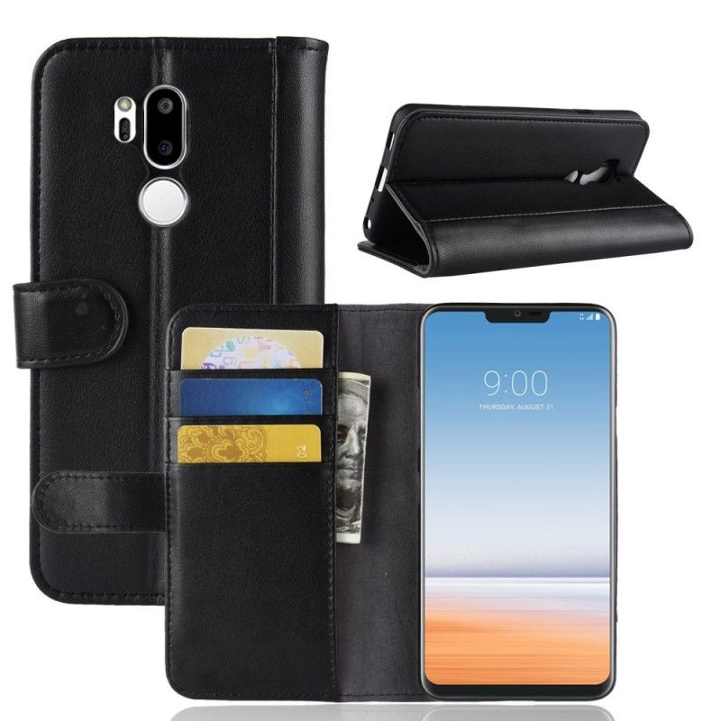 Housse Lg G7 Thinq Cuir Véritable