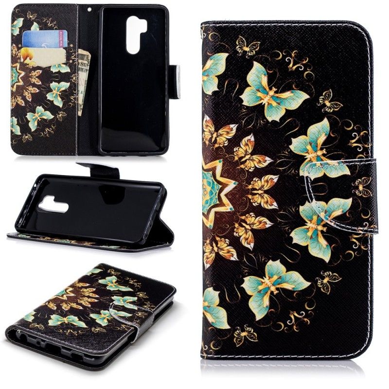 Housse Lg G7 Thinq Mandala Papillons