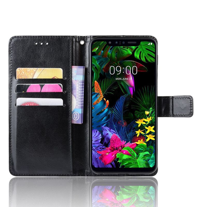 Étui Housse Lg G8s Thinq Simili Cuir Flashy