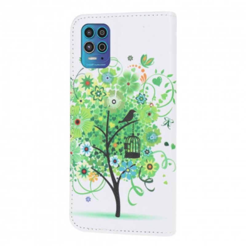 Housse Moto G100 Arbre Fleuri