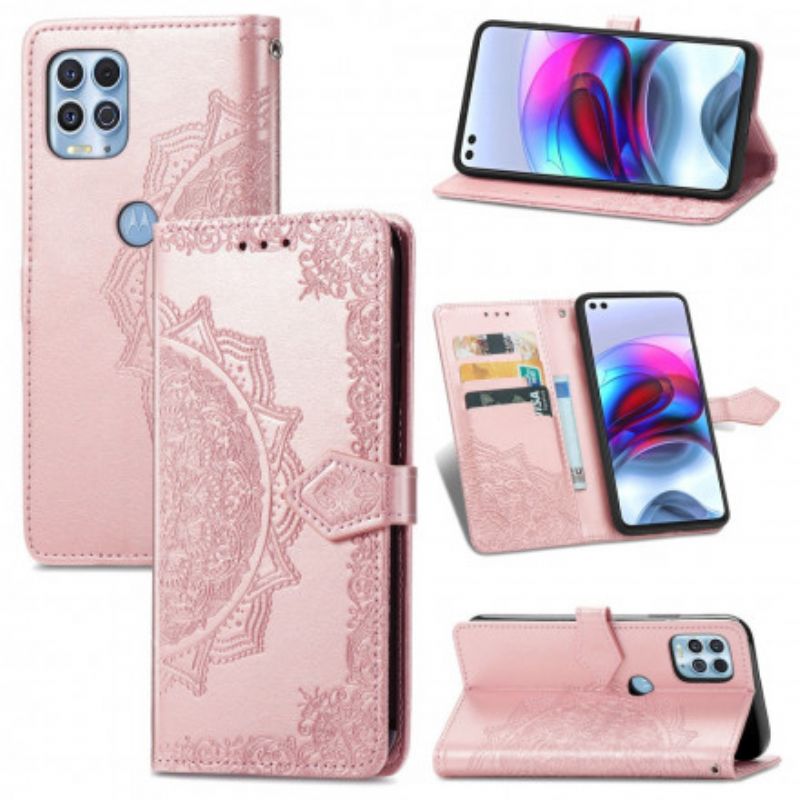 Housse Moto G100 Mandala Moyen Age