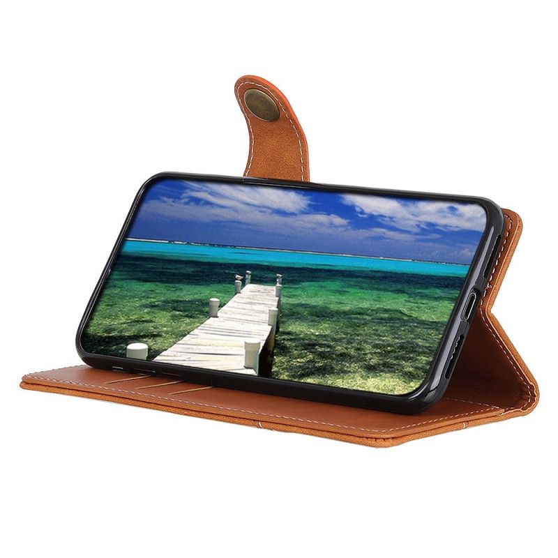 Housse Moto G200 5G Artistique Bouton Et Coutures