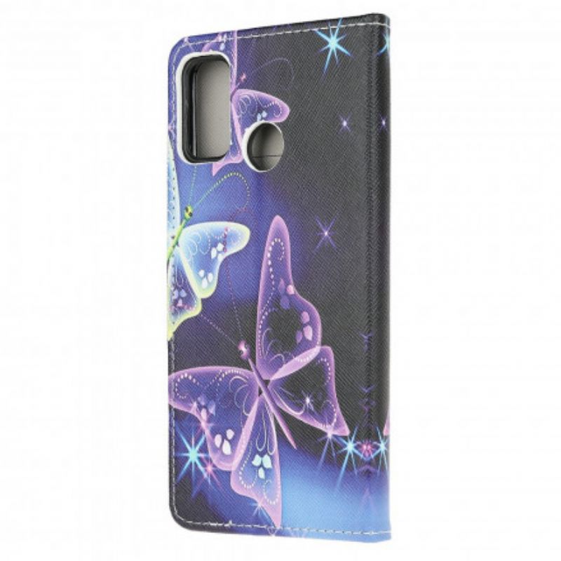 Housse Moto G30 / G10 Butterflies