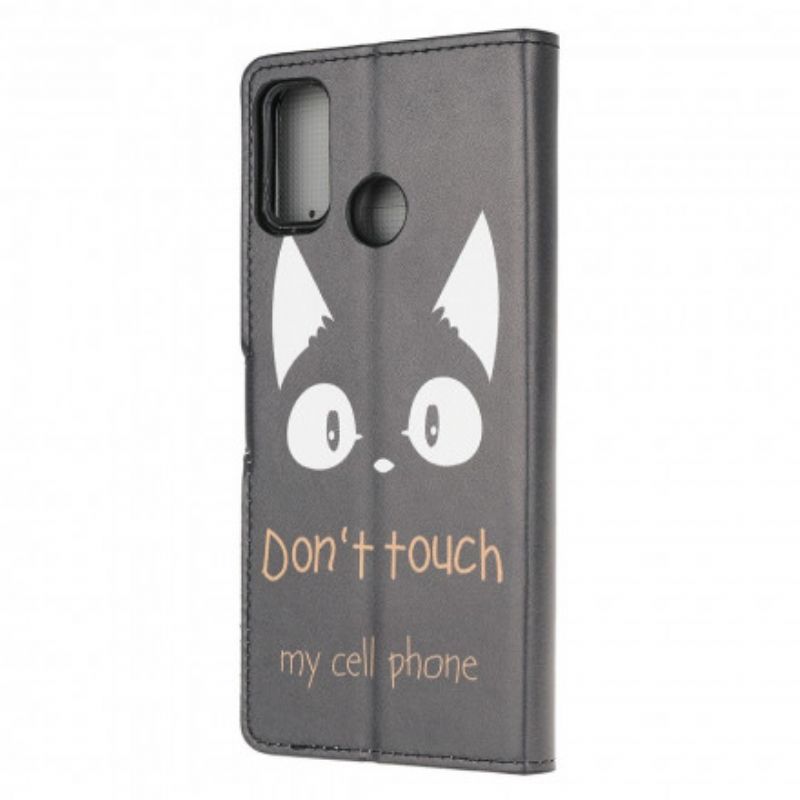 Housse Moto G30 / G10 Don't Touch My Cell Phone