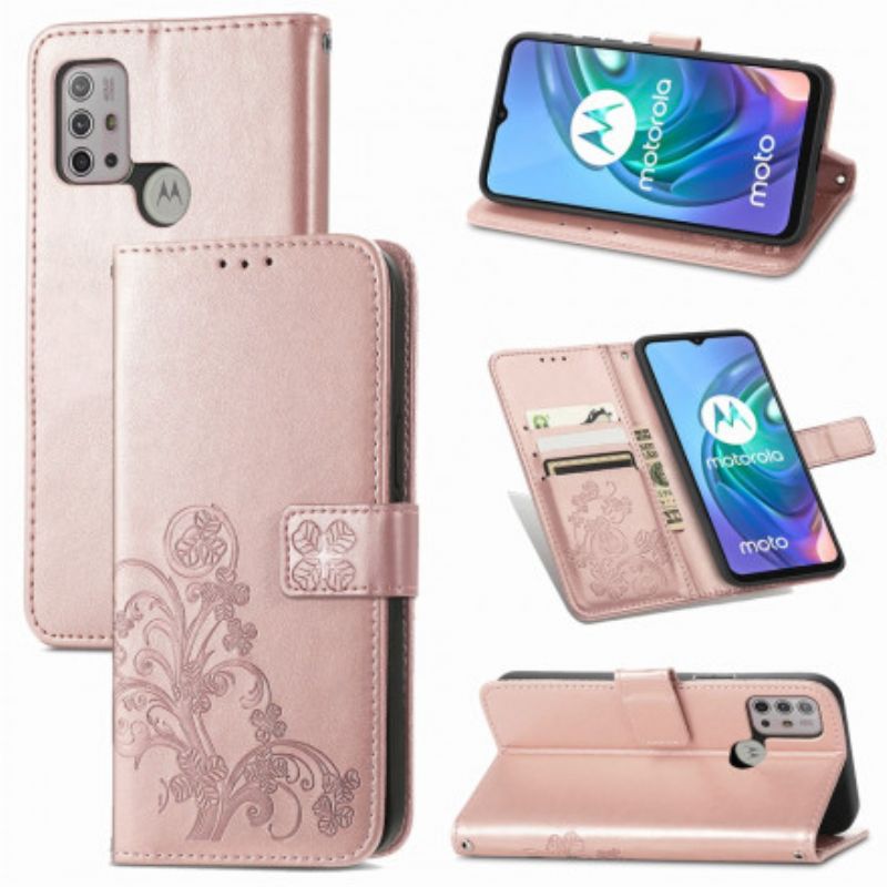 Housse Moto G30 / G10 Fleurs D'asie