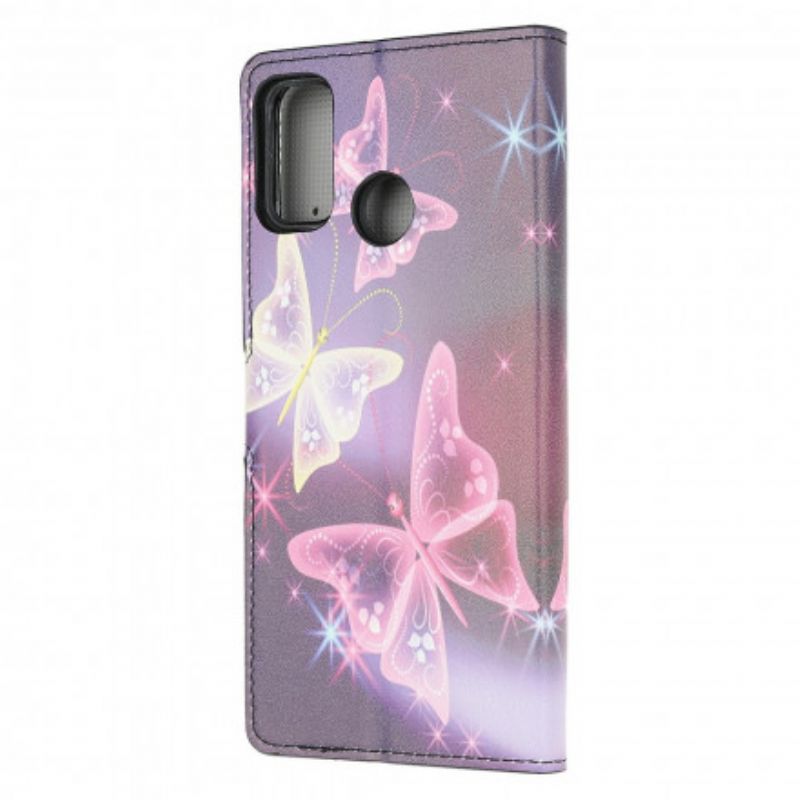 Housse Moto G30 / G10 Papillons Et Fleurs