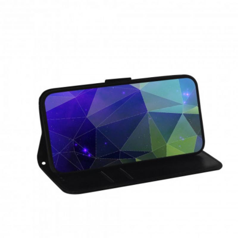 Housse Moto G30 / G10 Simili Cuir Couverture Miroir