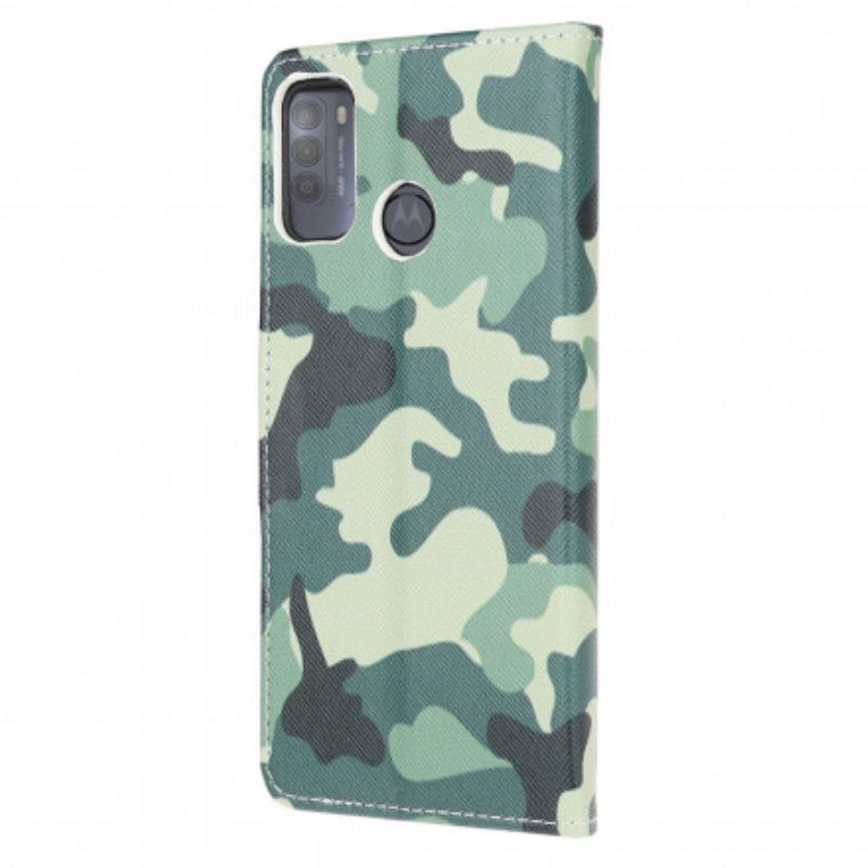 Housse Moto G50 Camouflage Militaire