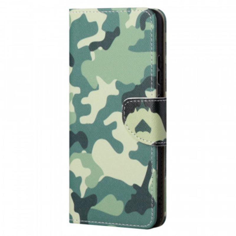 Housse Moto G71 5G Camouflage Militaire