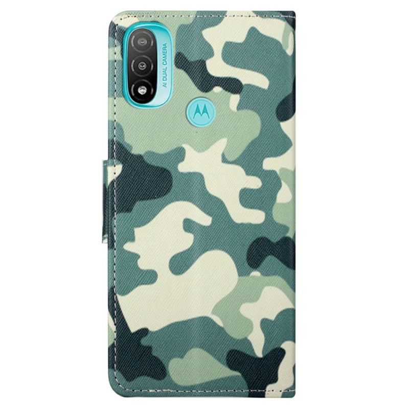 Housse Moto G71 5G Camouflage Militaire