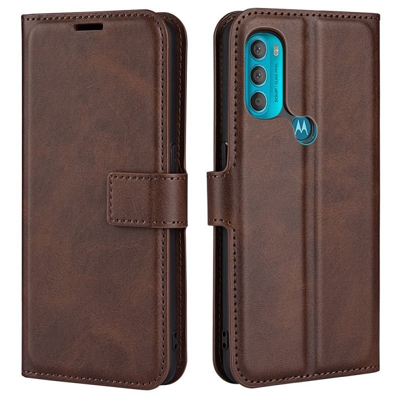 Housse Moto G71 5G Effet Cuir Slim Extrême